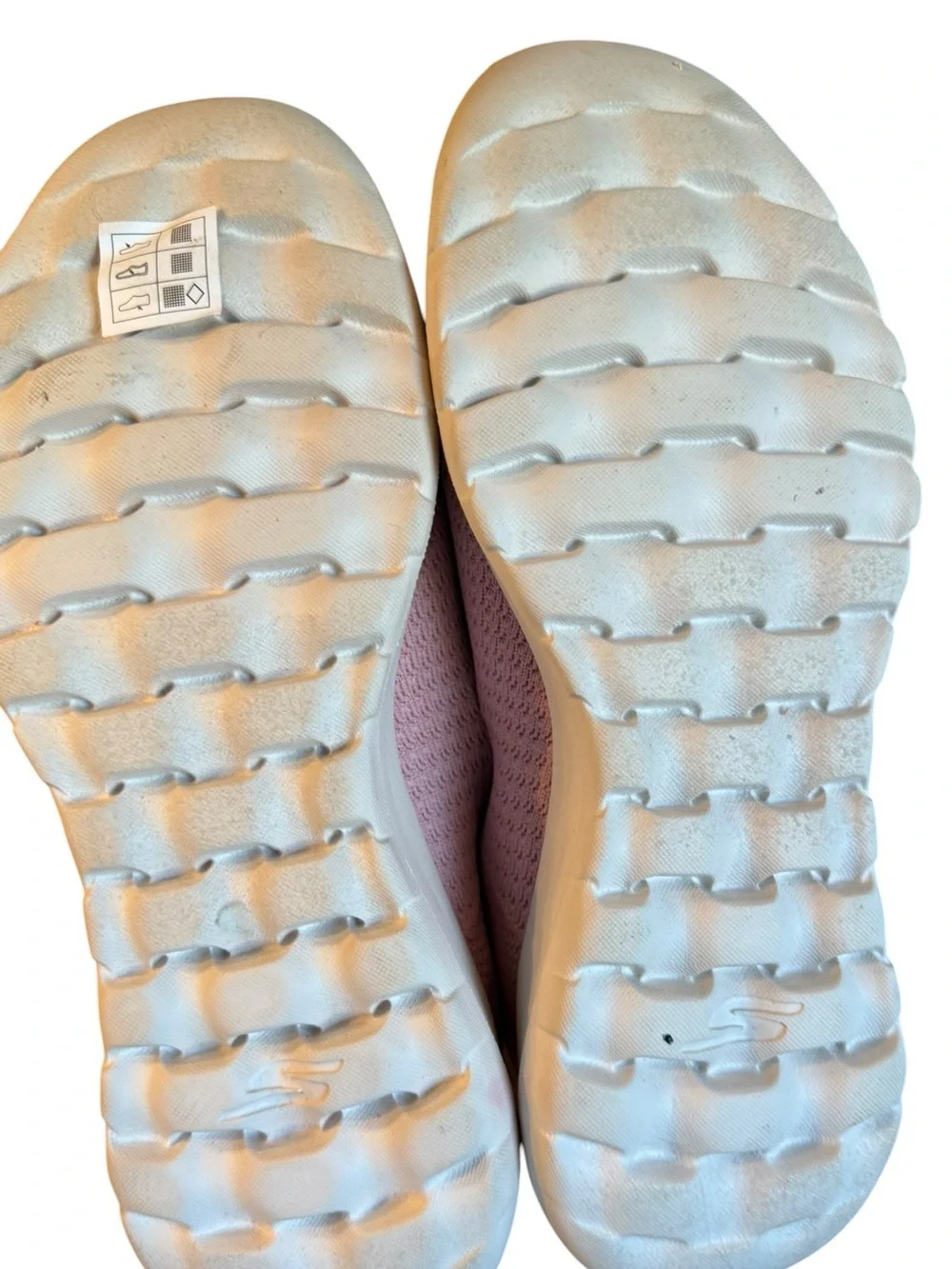 Skechers Air Cooled Goga Mat Women's 8.5  Pink Knit Lace-Up Slip On Sneakers